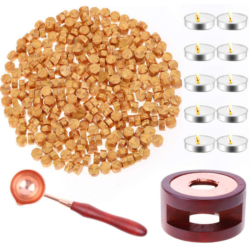Wax Seal Set Includes 200 Gold - Wax Seal Stamp Set avaliação e preço