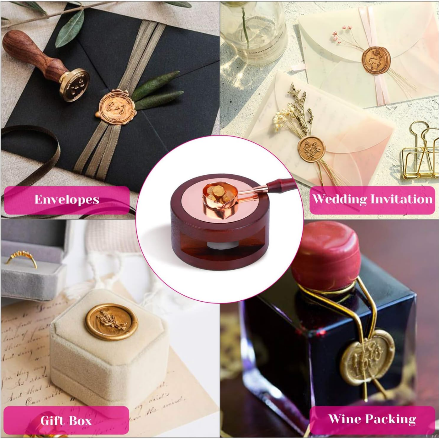 Wax Seal Set Includes 200 Gold - Wax Seal Stamp Set avaliação e preço
