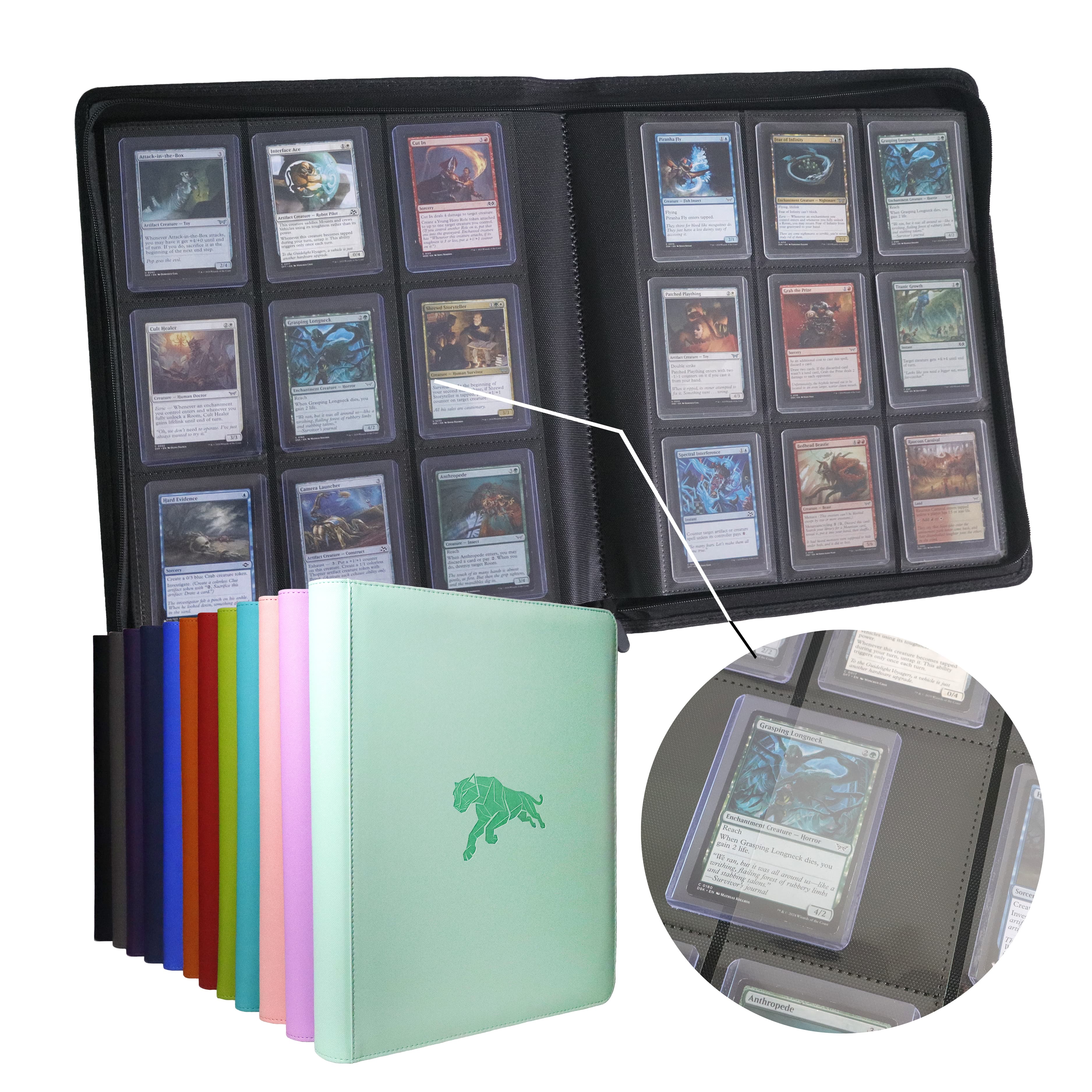 360 Pockets 9-Pocket PU Leathe - Card Index Box avaliação e preço