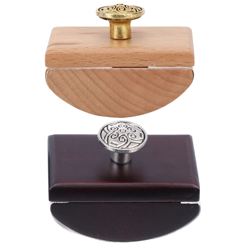 2Pcs Wood Rocker Blotter Porta - Ink Blotter Paper avaliação e preço