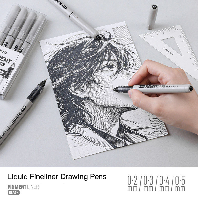 LANGUO 0.2/0.3/0.4/0.5 mm Micr - Correction Pen Fine avaliação e preço
