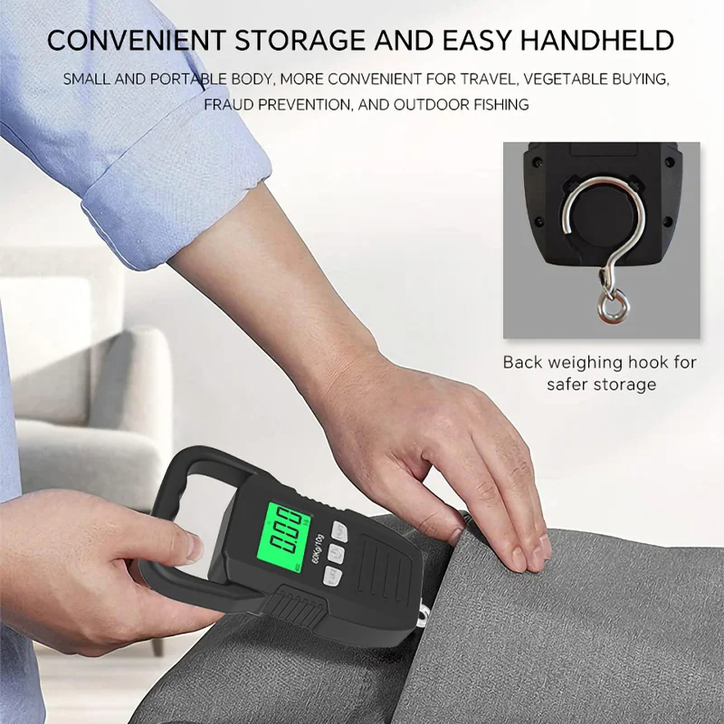 60kg/10g LCD Digital Hanging S - Tape Dispenser Weighted avaliação e preço