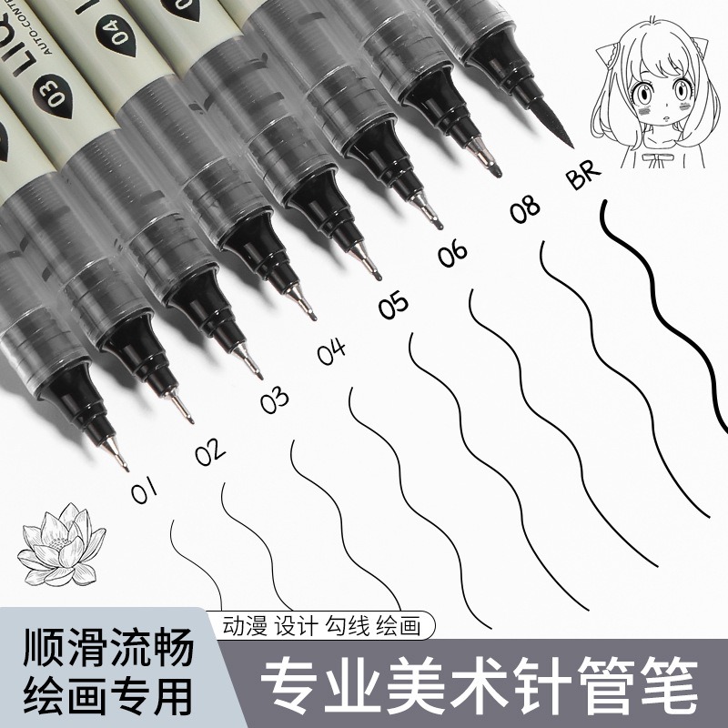 12 Tibs Black Pen Fine Line Sk - Correction Pen Fine avaliação e preço