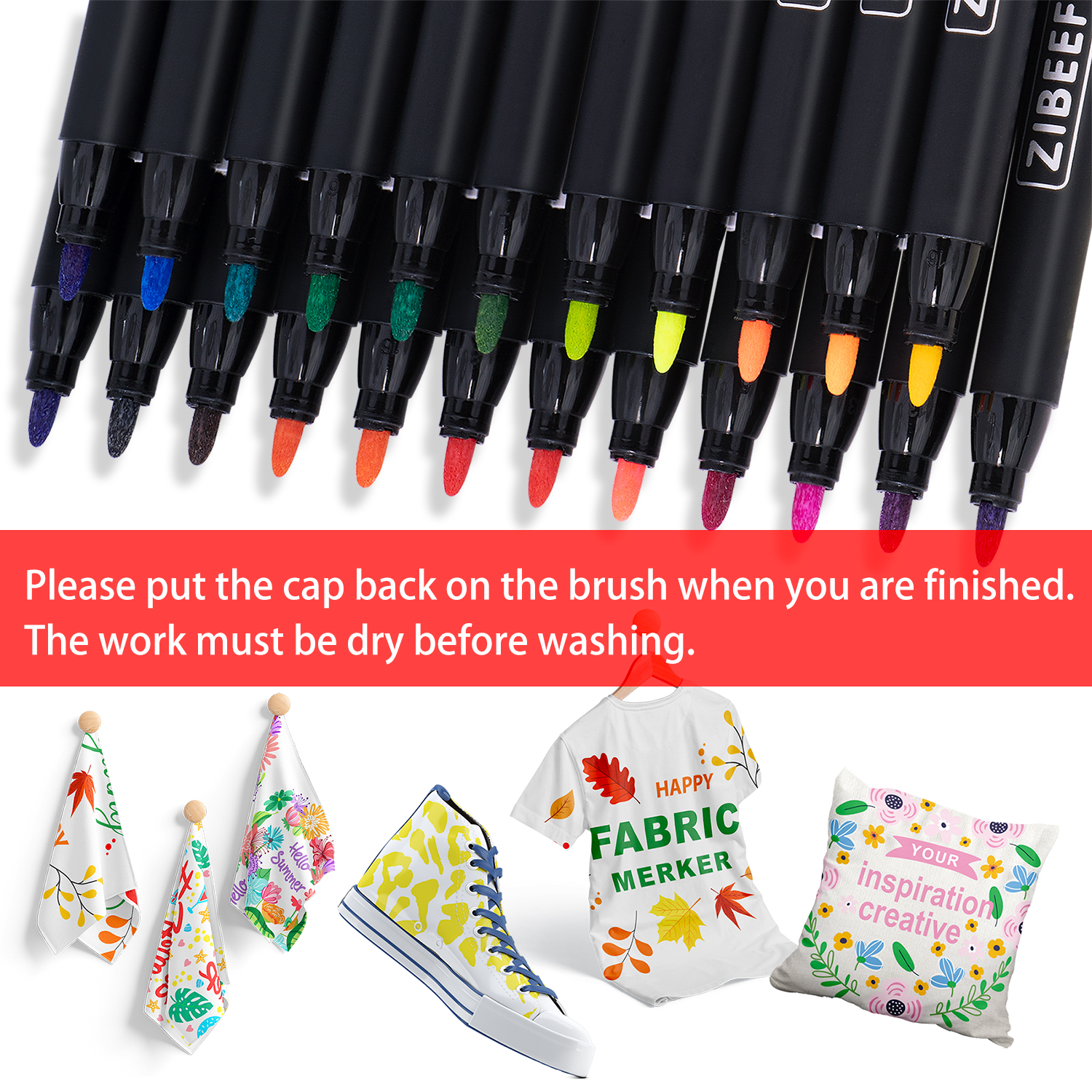 12/24 Color Fabric Markers-Fin - Correction Pen Fine avaliação e preço