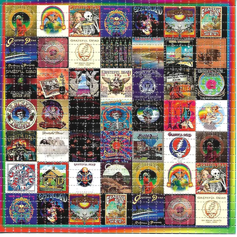 60s Album Psychedelic LSD/Acid - Ink Blotter Paper avaliação e preço
