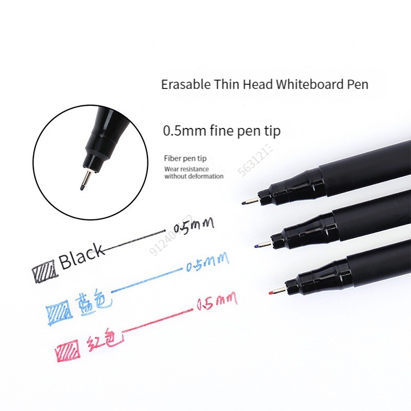 1/3PCS 0.5mm Dry Erase Art Mar - Correction Pen Fine avaliação e preço