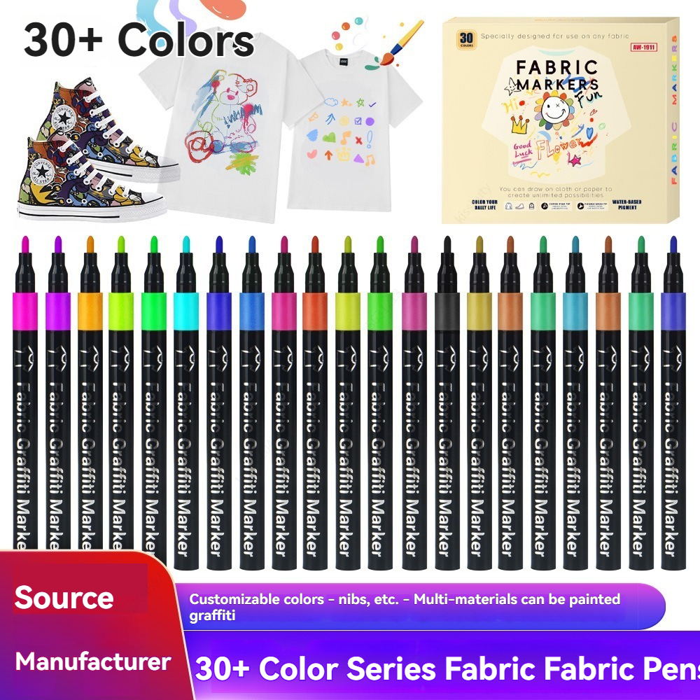 6/30 Colors Fabric Markers Pen - Correction Pen Fine avaliação e preço