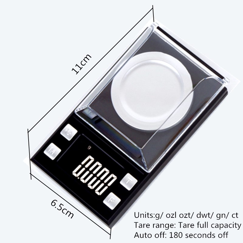 20/50/100g 0.001g Digital Jewe - Tape Dispenser Weighted avaliação e preço
