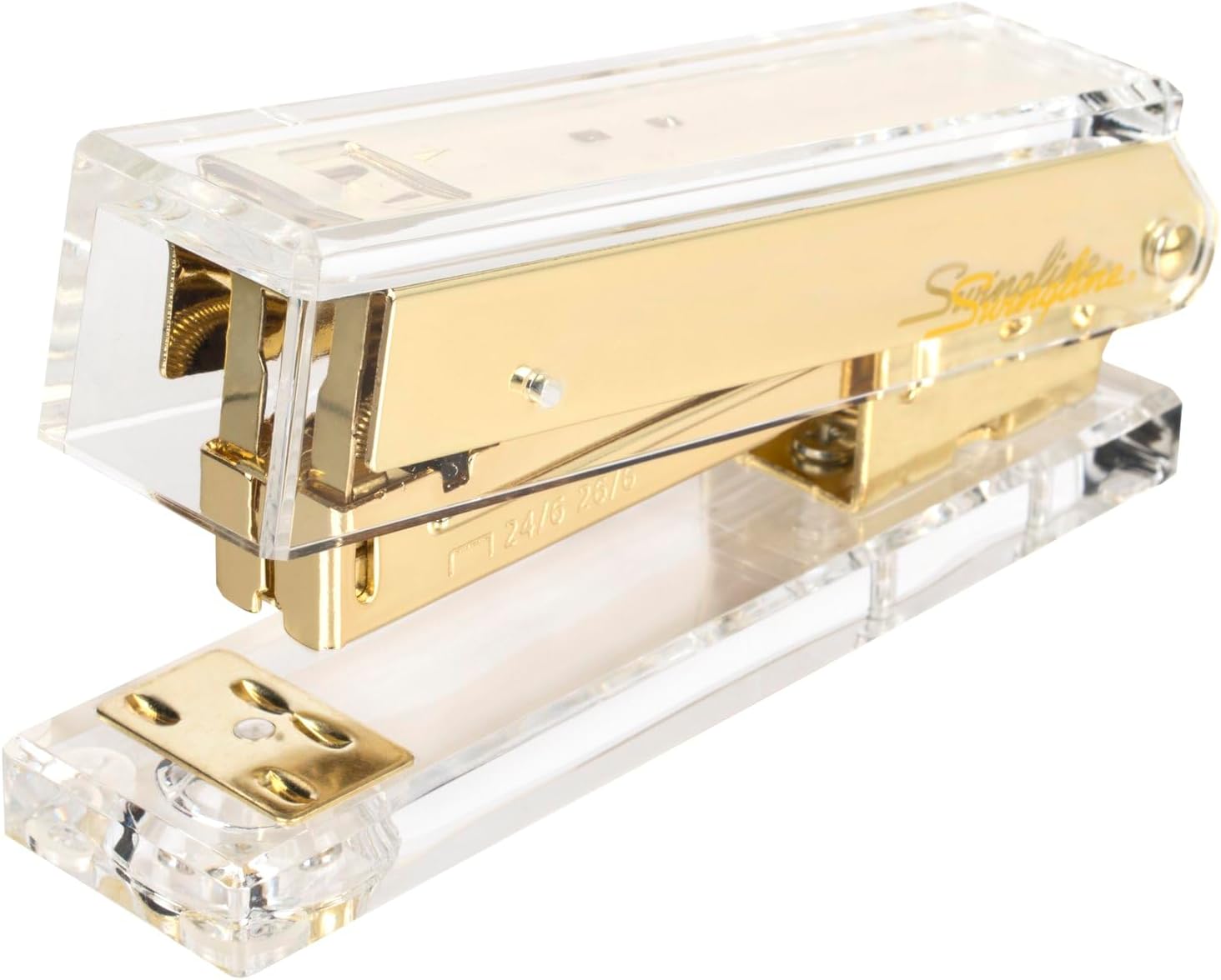 Clear Acrylic Gold Stapler, 20 - Stapler Half Strip avaliação e preço