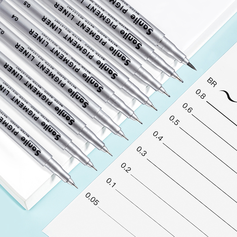9-Piece Fine Line Waterproof I - Correction Pen Fine avaliação e preço