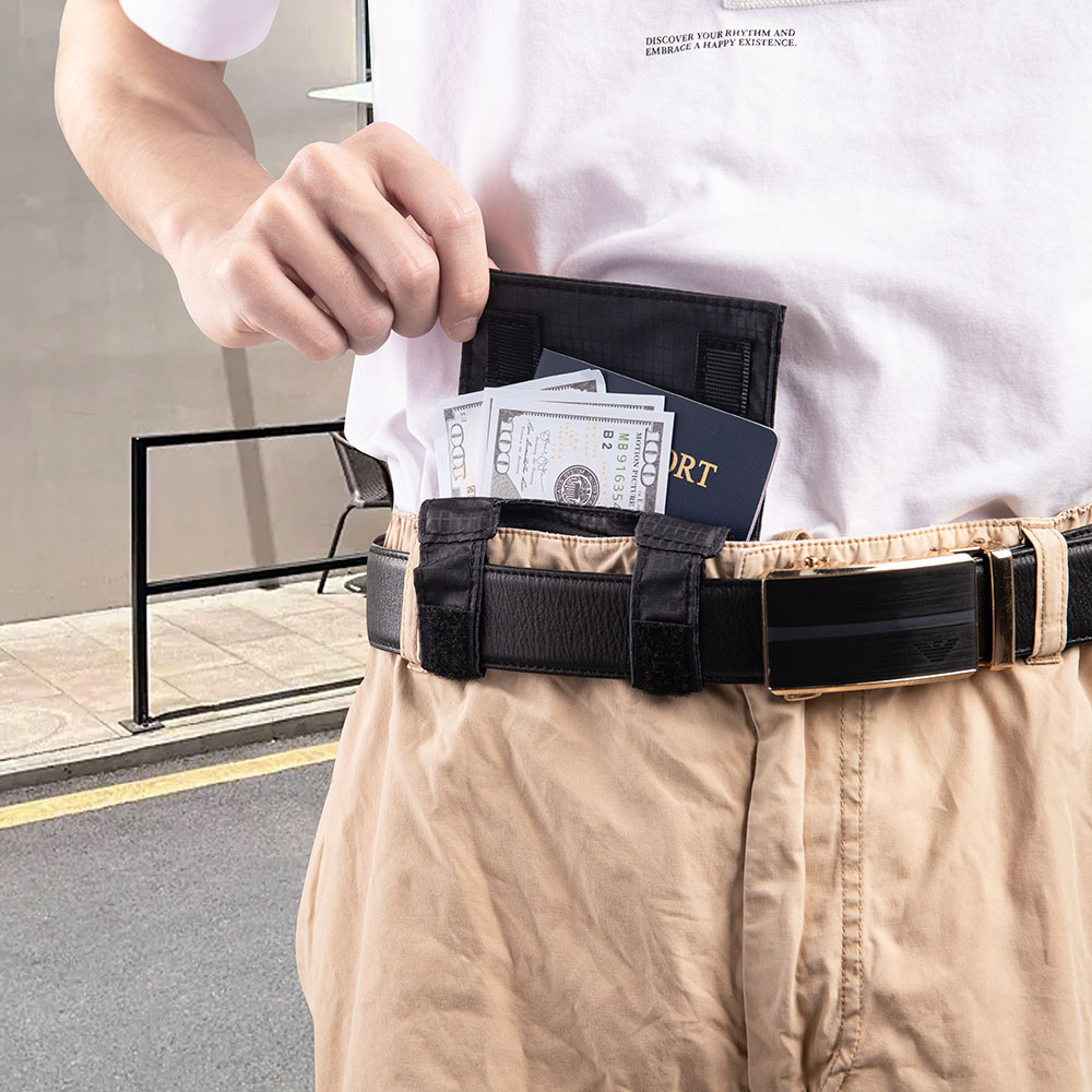 RFID Blocking Money Belt Anti  - Index Card Holder avaliação e preço
