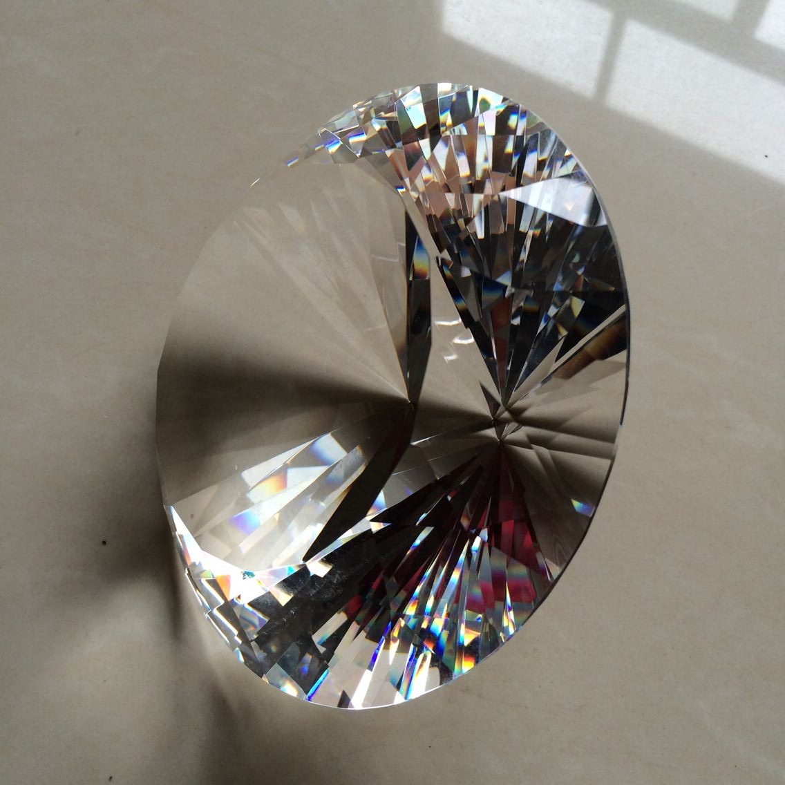 150mm Transparent Optical Crys - Paper Weight Crystal avaliação e preço
