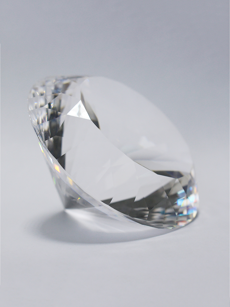 150mm Transparent Optical Crys - Paper Weight Crystal avaliação e preço