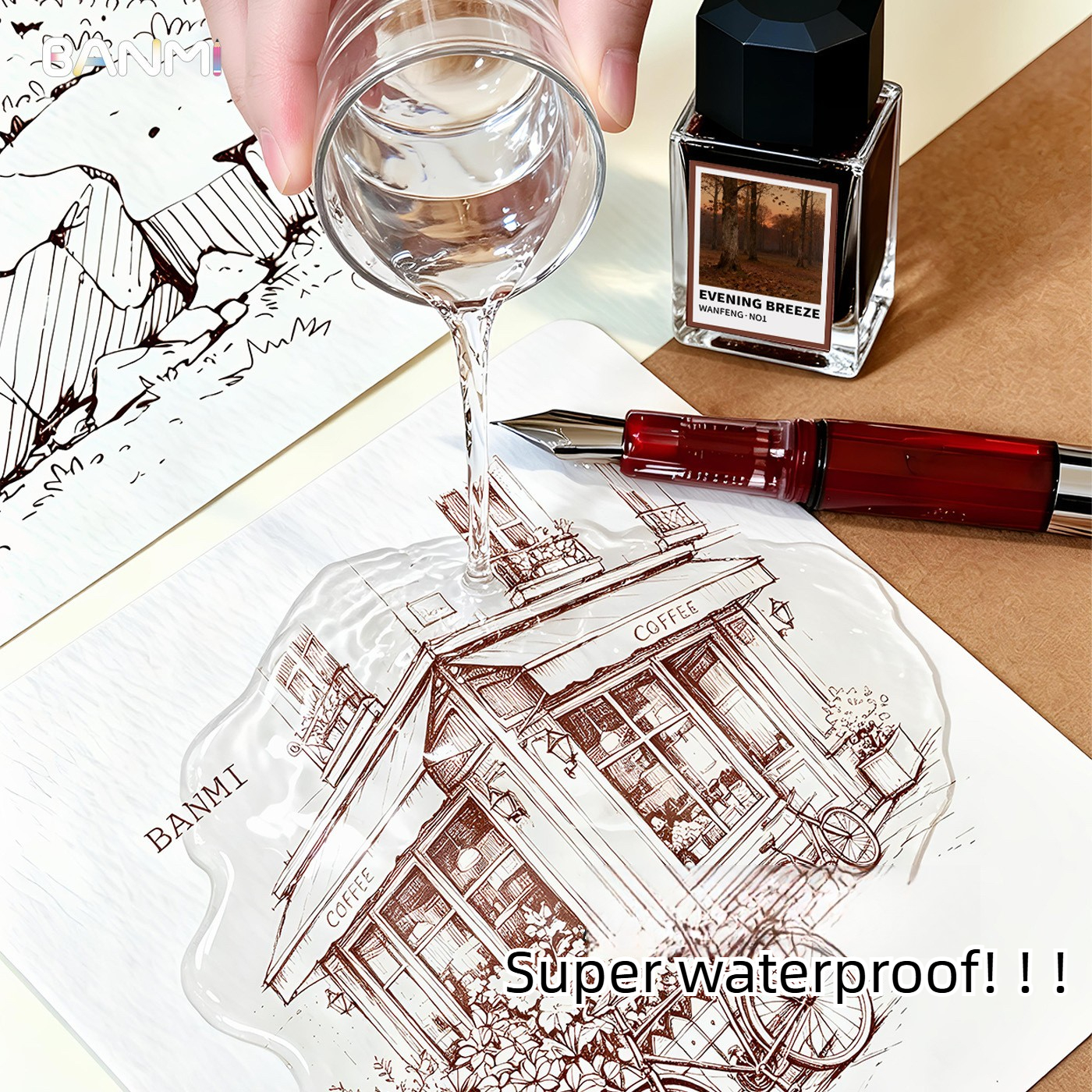 BANMI 10 Color Fountain Pens I - Fountain Pen Bottled Ink avaliação e preço