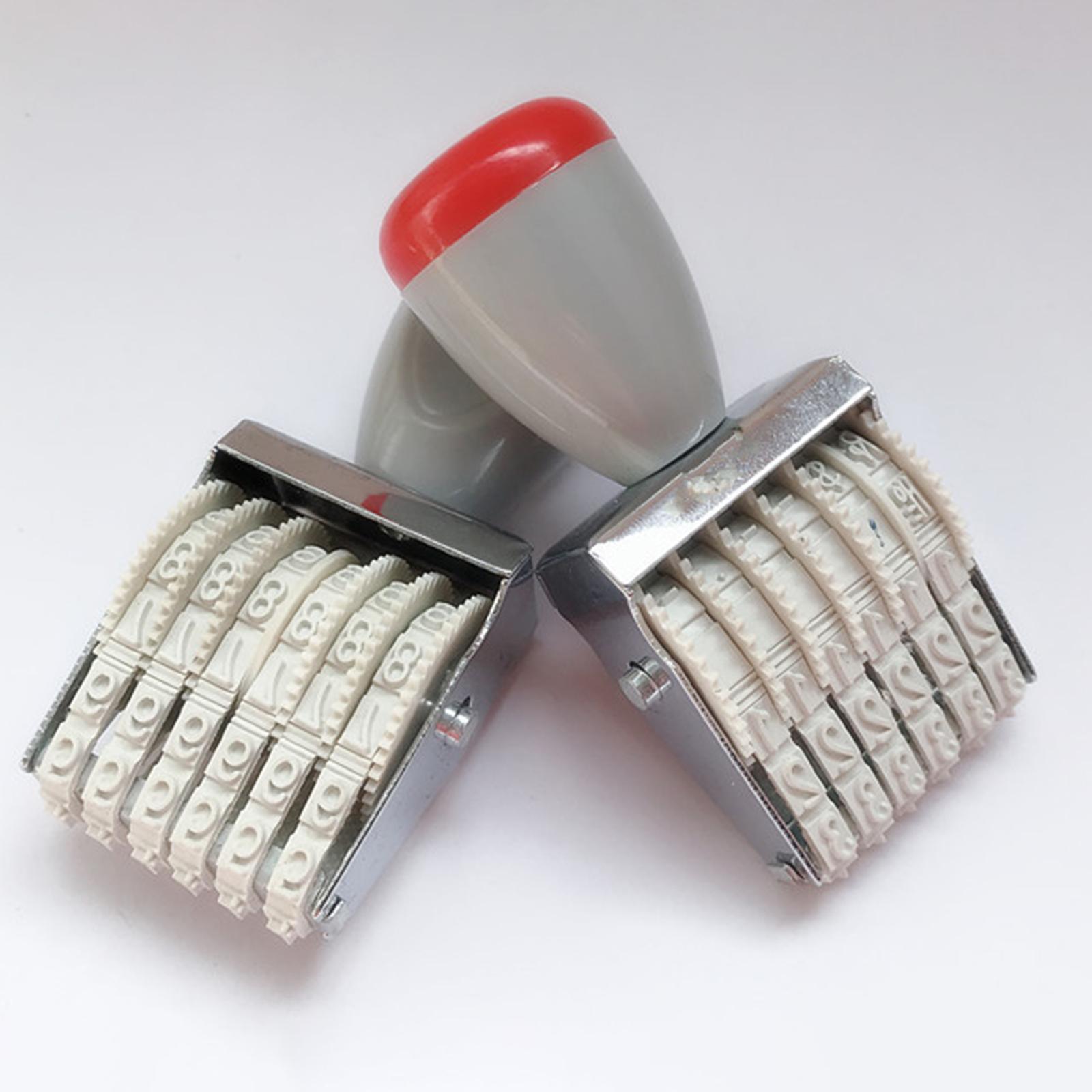Rubber 6 digits Roller Stamp N - Rubber Date Stamp avaliação e preço
