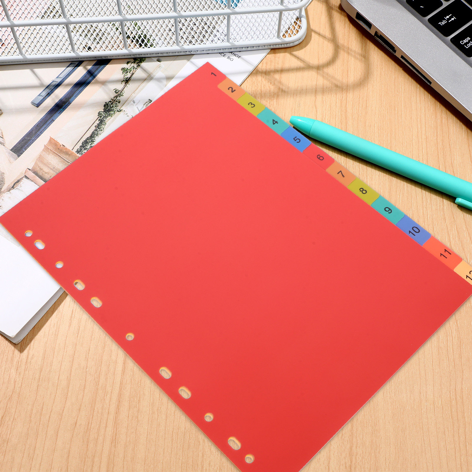 Binder Dividers A4 Colored Pla - Tab Divider A4 avaliação e preço