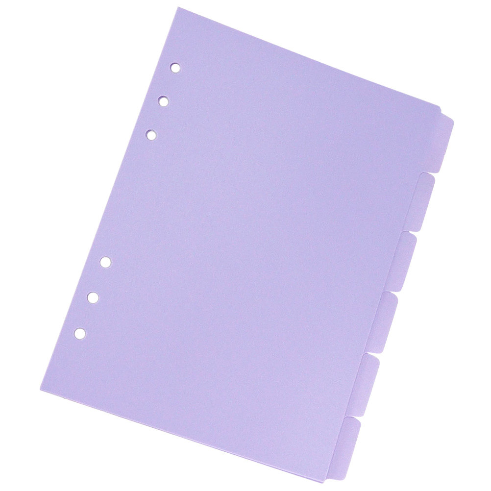 6pcs Notebook Refill Dividers  - Tab Divider A4 avaliação e preço