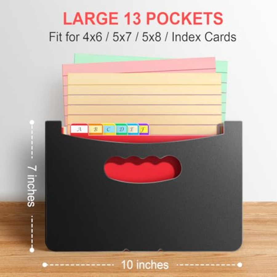 5x8 Index Card Holder, 5x8 Ind - Card Index Box avaliação e preço