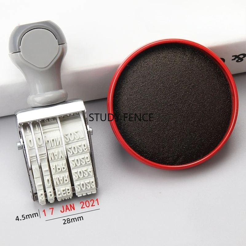 Portable English Date Stamp fo - Rubber Date Stamp avaliação e preço