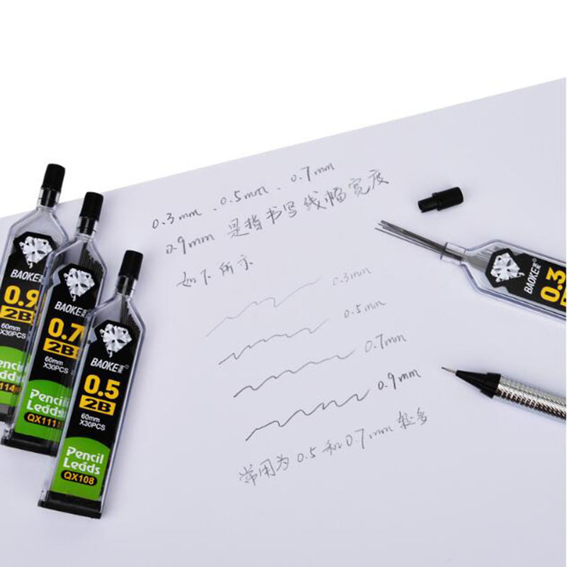 30pcs/Bottle, Automatic Pencil - Mechanical Pencil 0.3 avaliação e preço