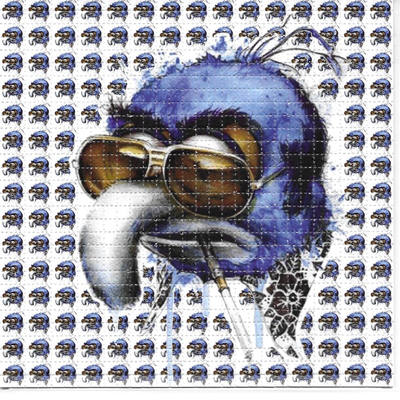 Blue Bird Anime LSD Acid Free  - Ink Blotter Paper avaliação e preço