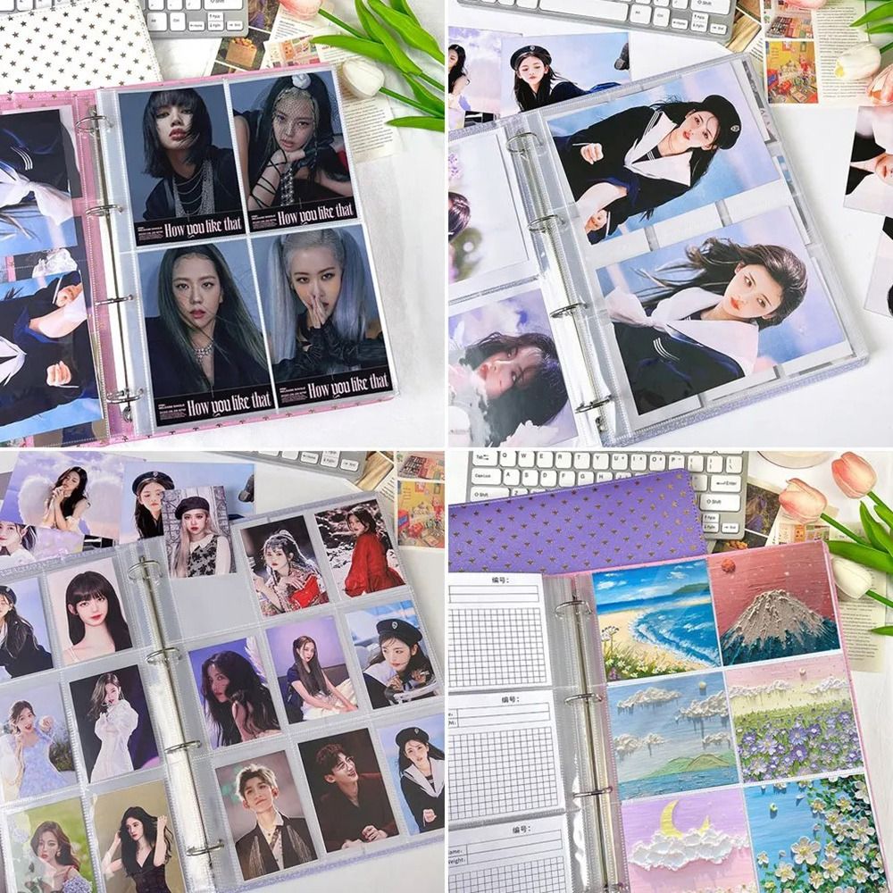 10Pcs A4 Kpop Binder Sheets Mu - Card Index Box avaliação e preço
