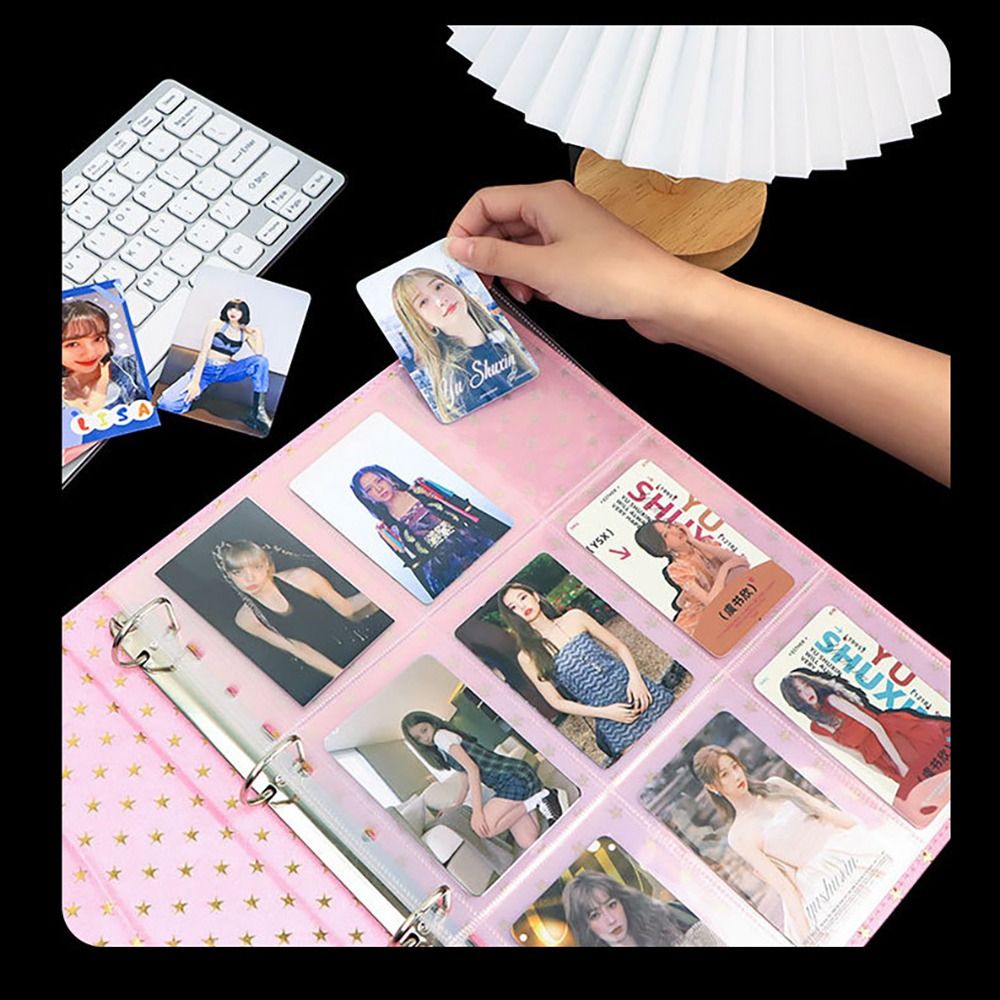 10Pcs A4 Kpop Binder Sheets Mu - Card Index Box avaliação e preço
