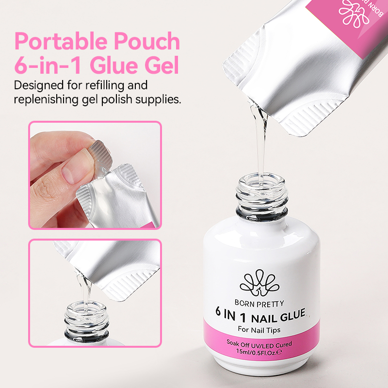 BORN PRETTY 15g 6 IN 1 Extensi - Gel Refill Pack avaliação e preço
