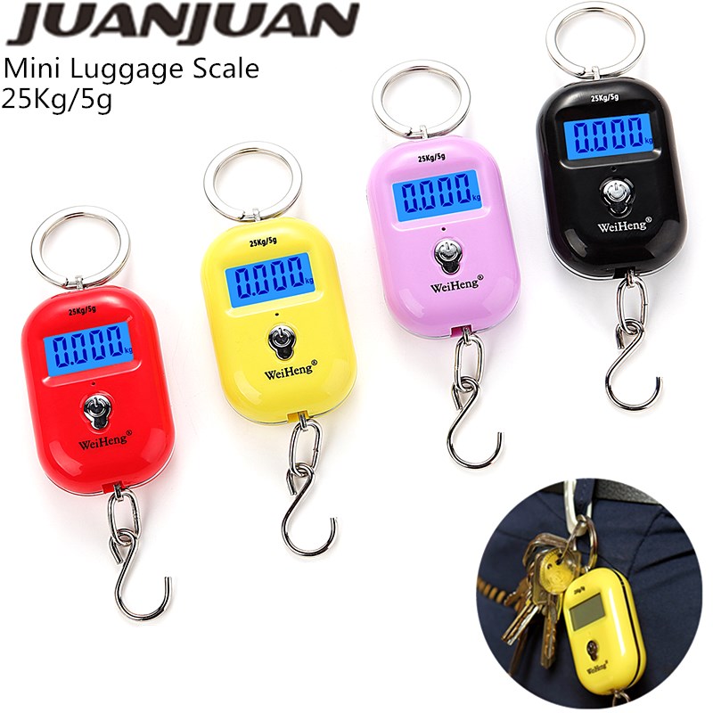 25kg/5g Mini Hook Scale Digita - Tape Dispenser Weighted avaliação e preço