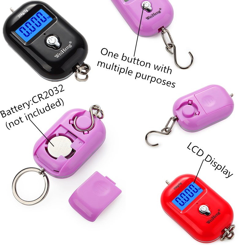 25kg/5g Mini Hook Scale Digita - Tape Dispenser Weighted avaliação e preço