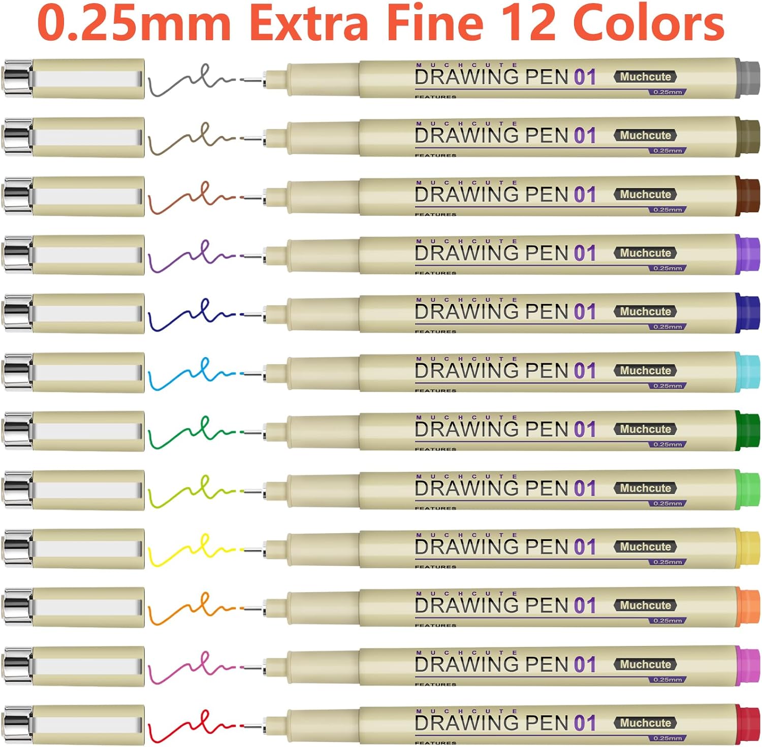 20 Micro Fineliner Pens Set: 1 - Archive Box Set avaliação e preço