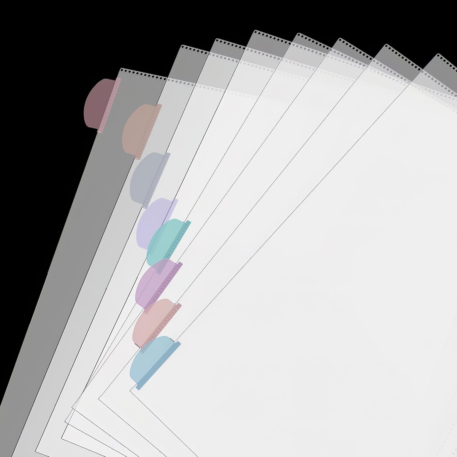 A4 Clear Sheet Protectors with - Tab Divider A4 avaliação e preço