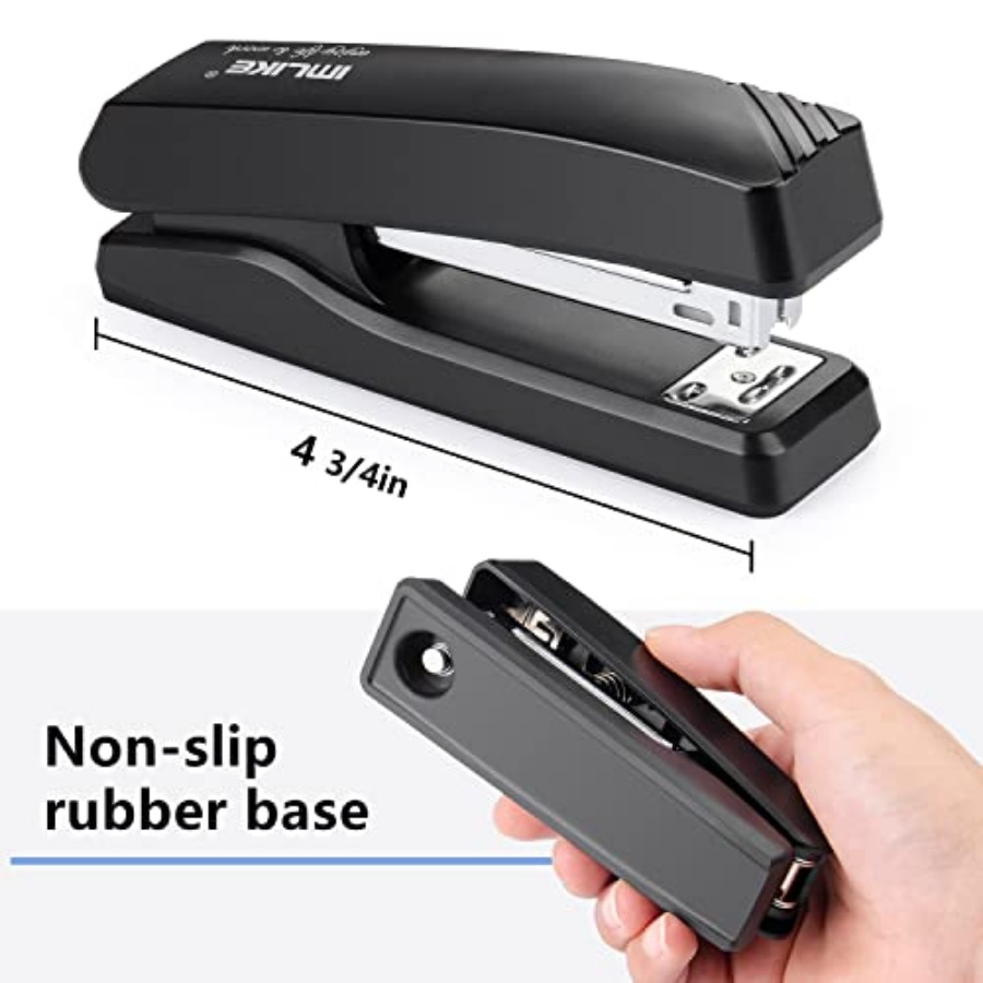 Desktop Office Stapler with 20 - Stapler Half Strip avaliação e preço