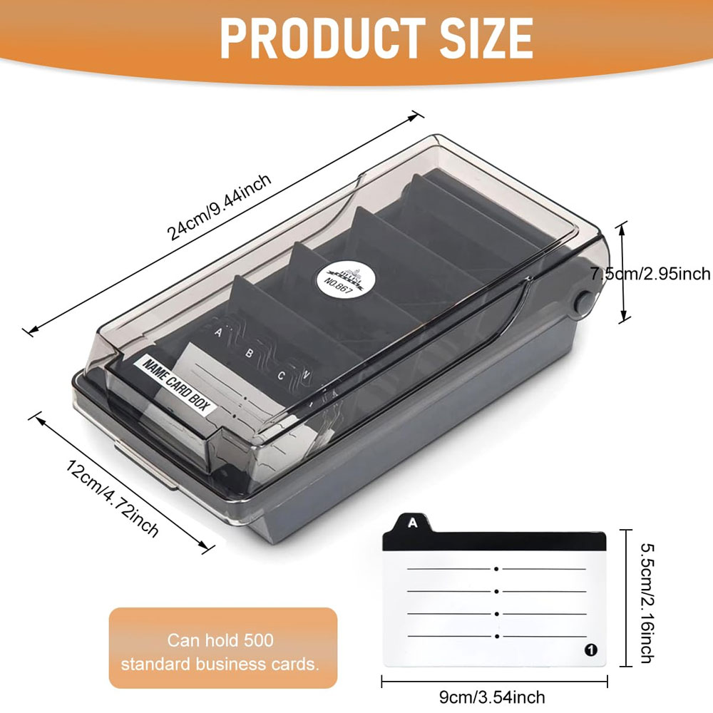Desktop Business Card Box, Lar - Card Index Box avaliação e preço