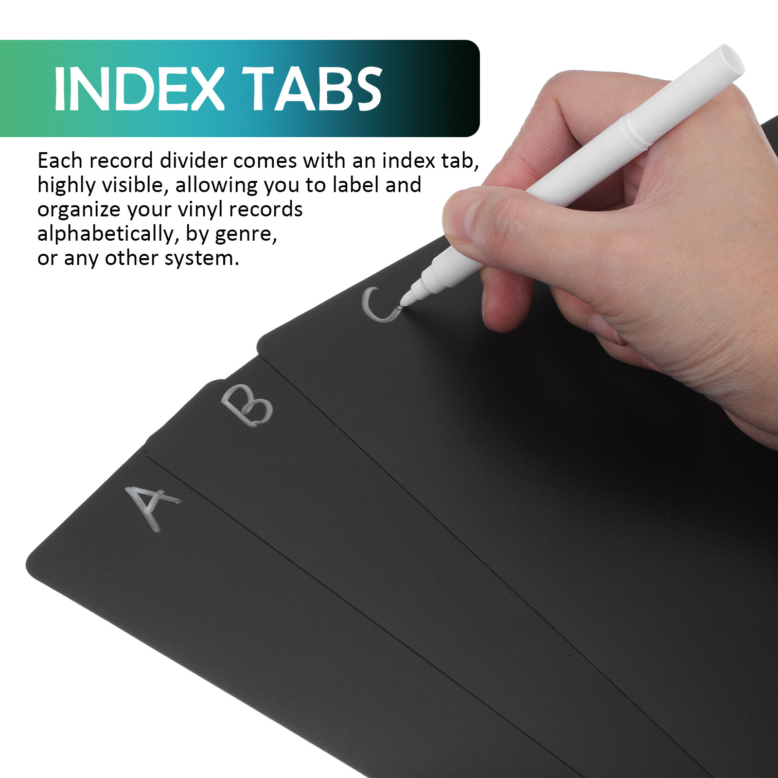 20Pcs Index Card Dividers Alph - Card Index Box avaliação e preço