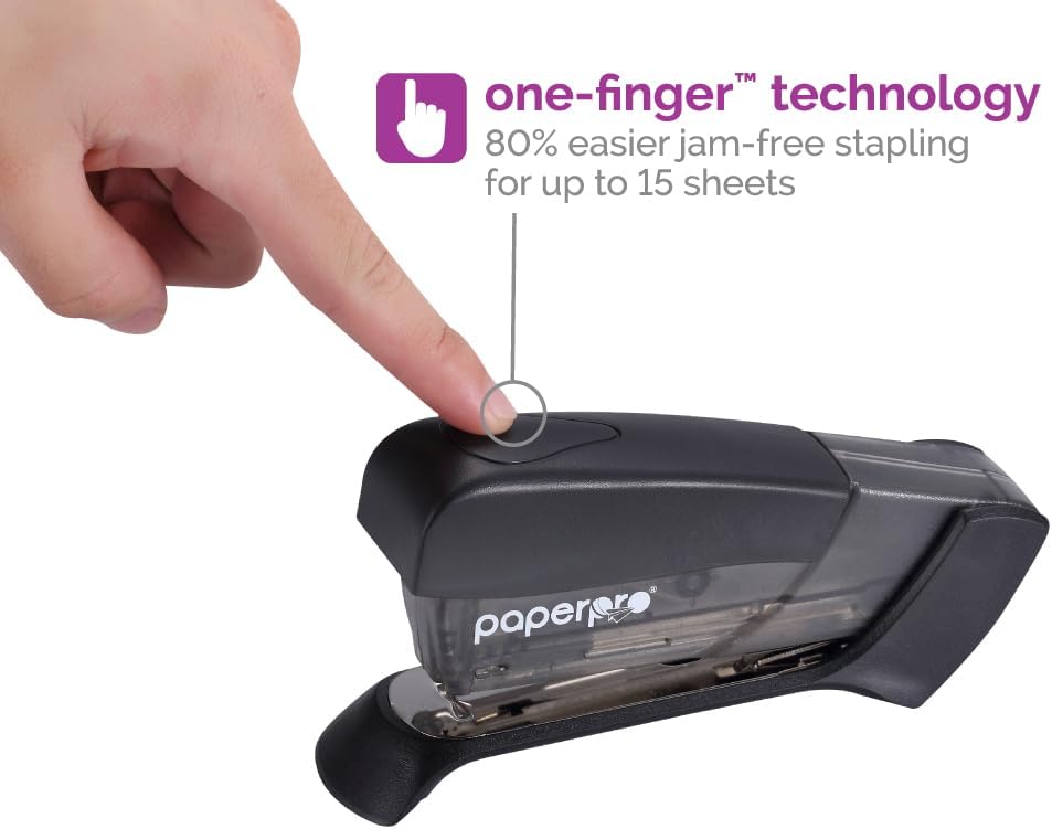 Compact Desktop Stapler, One F - Stapler Half Strip avaliação e preço