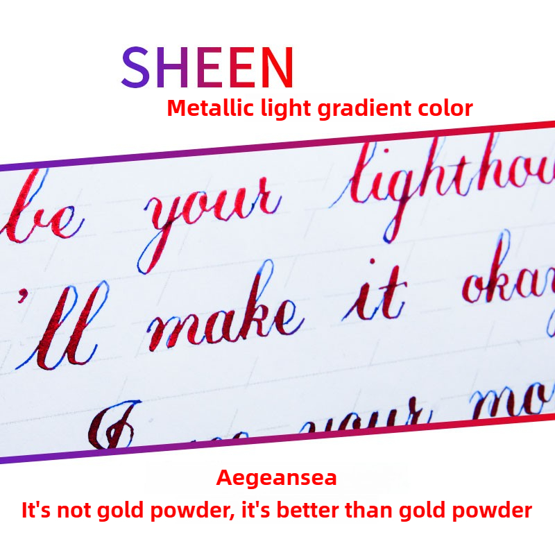 Ostrich 8 Colors Sheen Series  - Fountain Pen Bottled Ink avaliação e preço