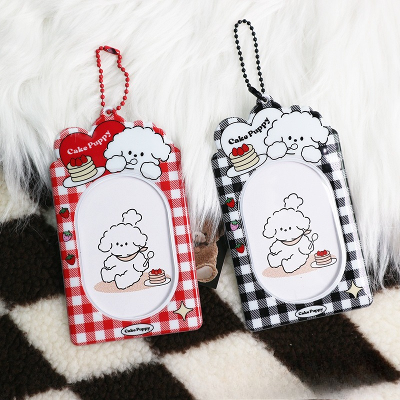 Cute 3 Inch Cartoon Dog Polaro - Index Card Holder avaliação e preço