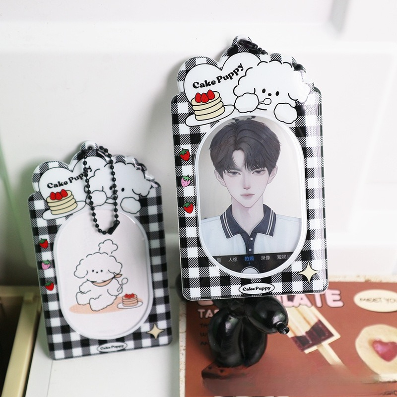 Cute 3 Inch Cartoon Dog Polaro - Index Card Holder avaliação e preço