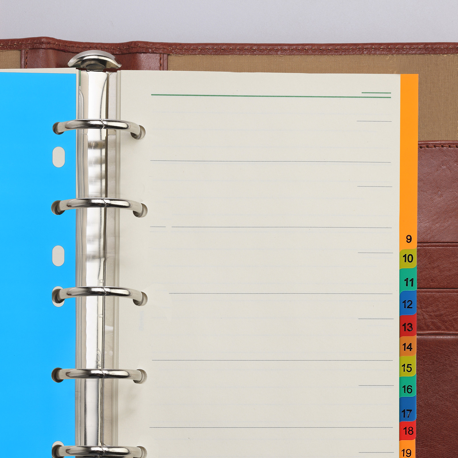 20 Pages A4 Colorful Plastic T - Tab Divider A4 avaliação e preço