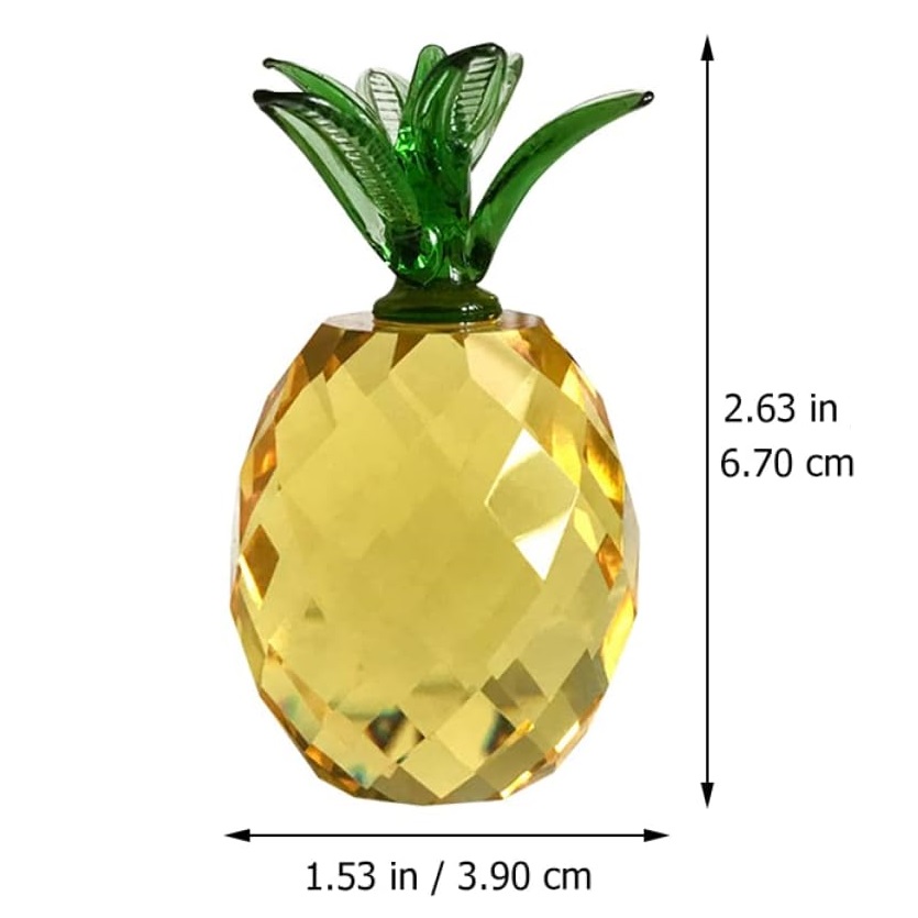 Crystal fruit Paperweight with - Paper Weight Crystal avaliação e preço