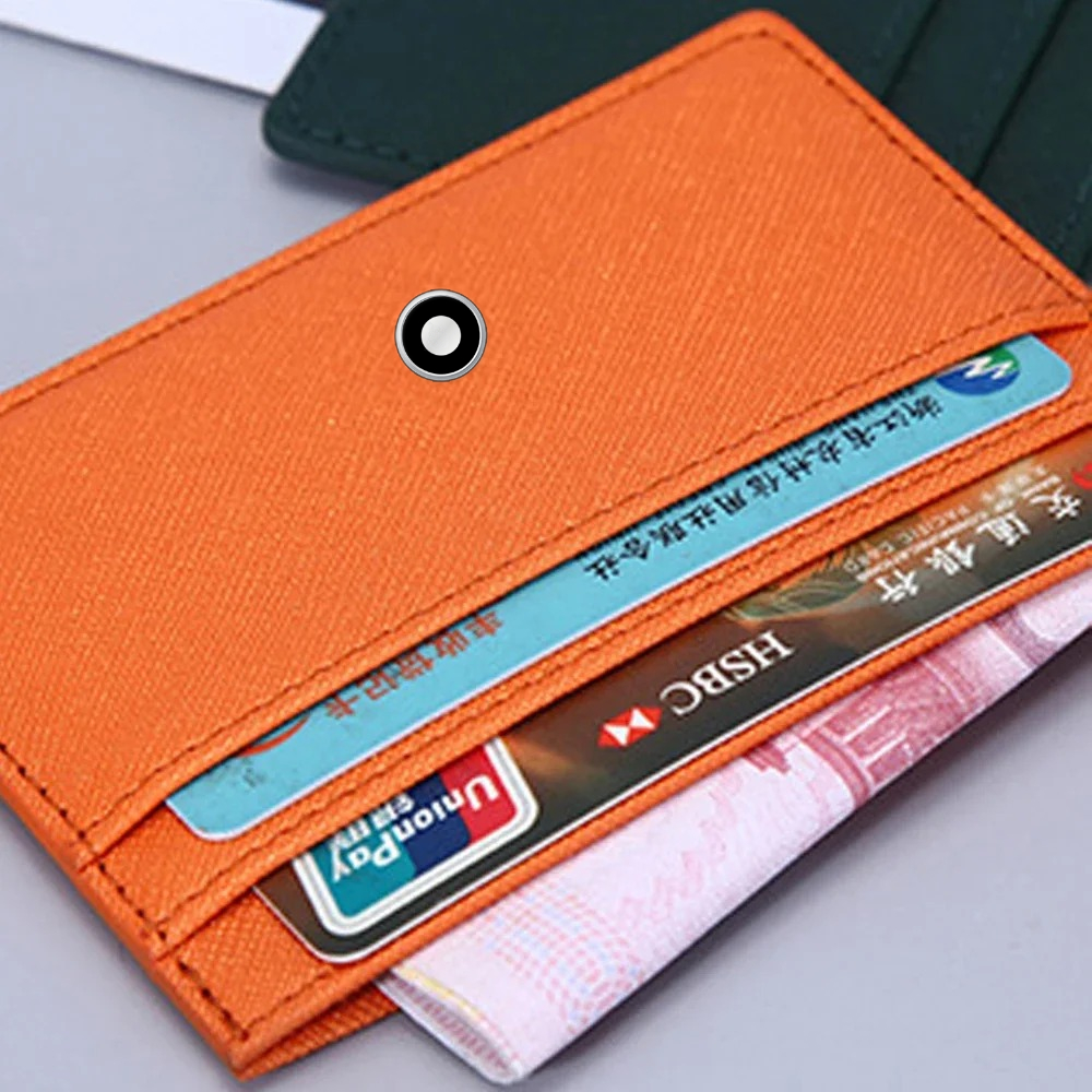 Minimalist Women Men Leather S - Index Card Holder avaliação e preço