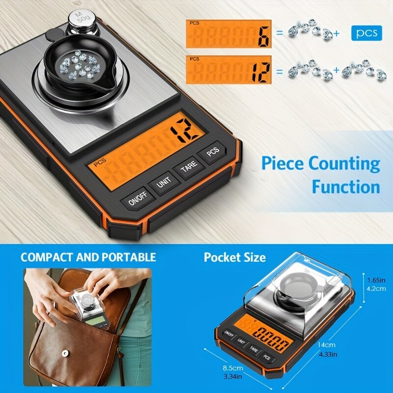 1pc 0.001g Professional Jewelr - Tape Dispenser Weighted avaliação e preço