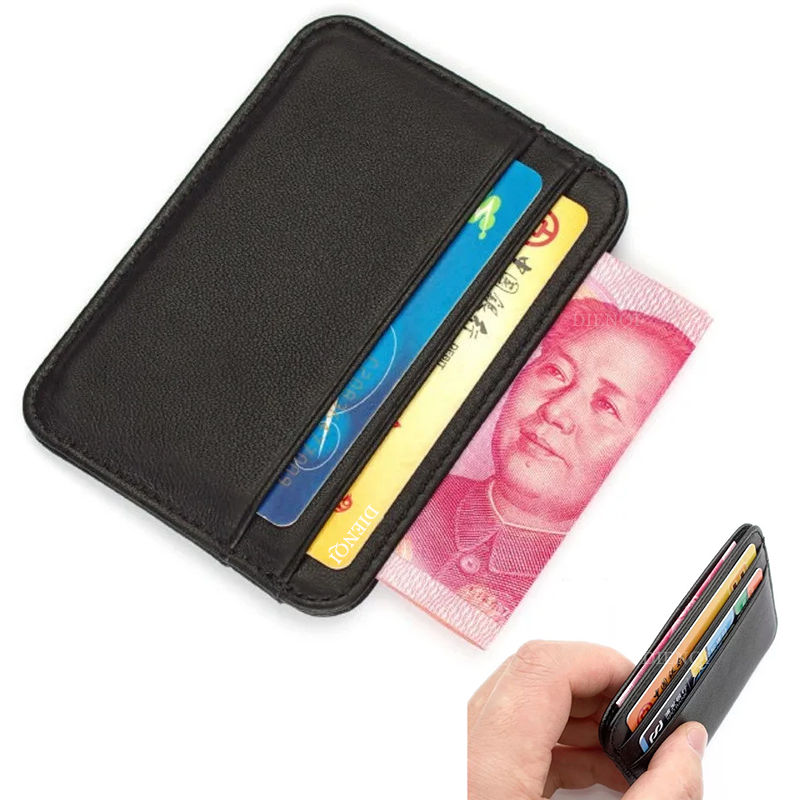 Genuine Leather Visit Card Hol - Index Card Holder avaliação e preço