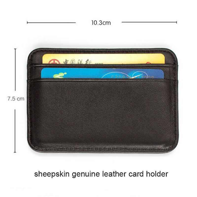 Genuine Leather Visit Card Hol - Index Card Holder avaliação e preço