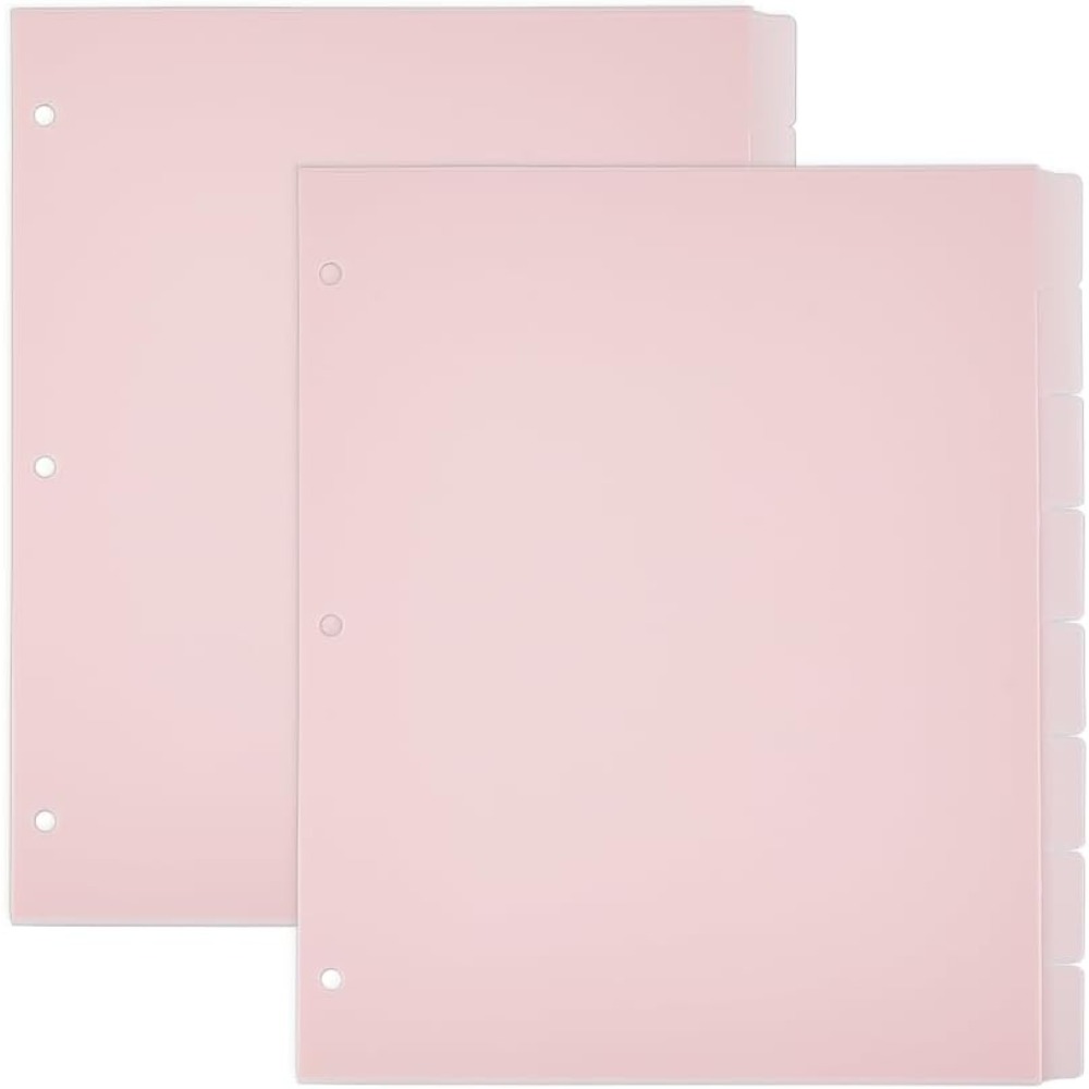 16 Sheets 3 Ring A4 Pink Binde - Tab Divider A4 avaliação e preço
