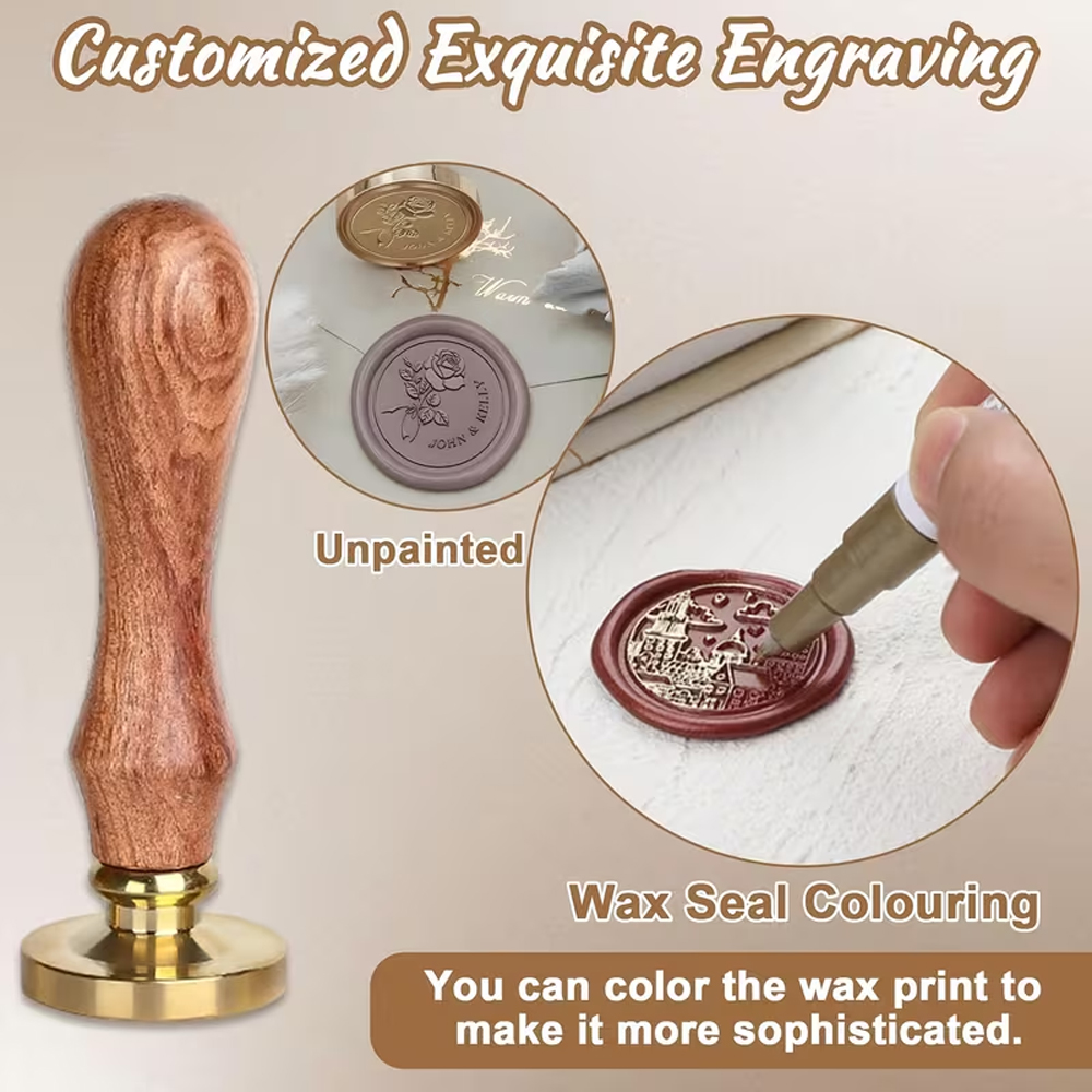 Personalized Wax Sealing Stamp - Wax Seal Stamp Set avaliação e preço
