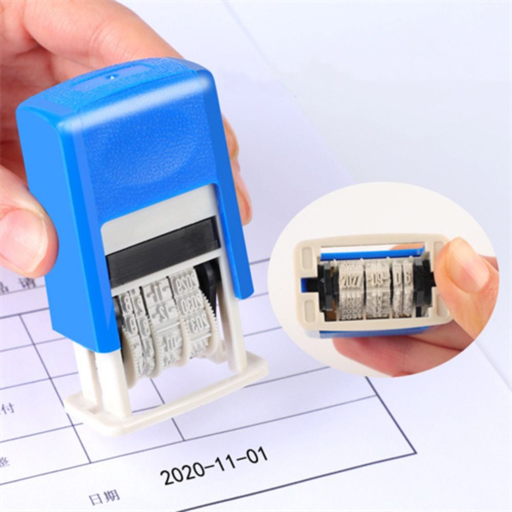 DIY Handle Account Date Stamps - Rubber Date Stamp avaliação e preço