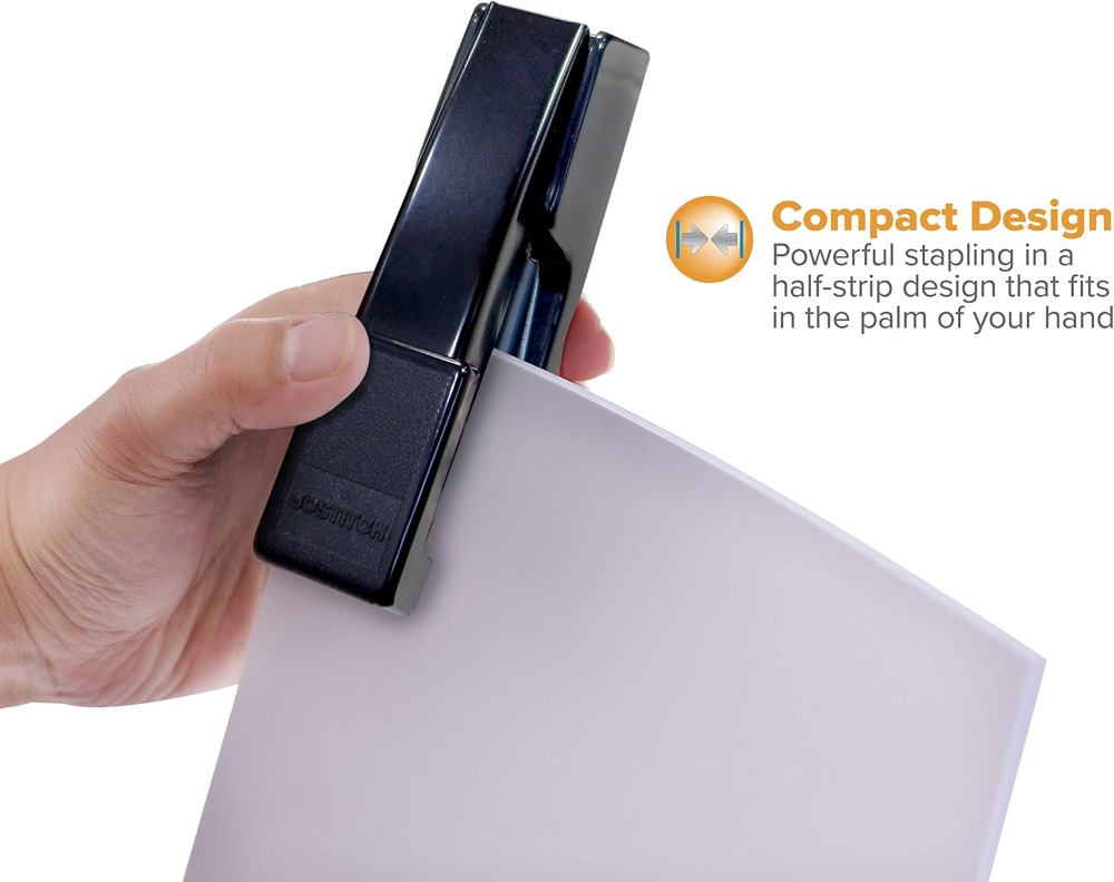 Executive Compact Stapler, 20  - Stapler Half Strip avaliação e preço