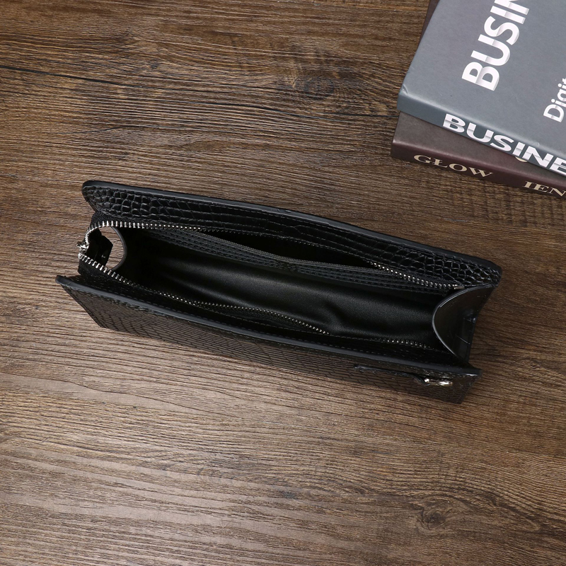 Men's Genuine Leather Clutch B - Index Card Holder avaliação e preço